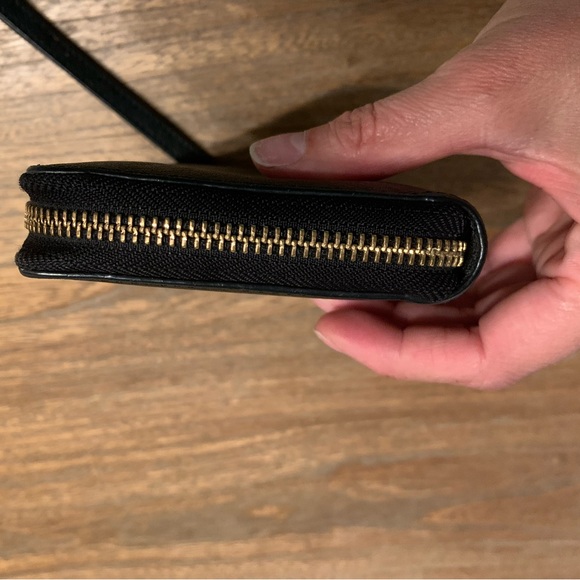 Tory Burch Black Wallet with Gold Accents - Picture 9 of 14